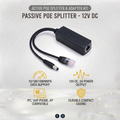 48V To 12V POE SPLITTER CABLE