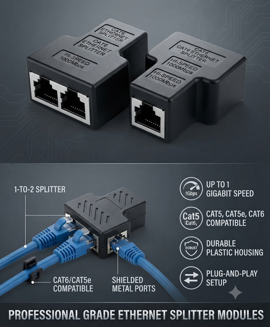 RJ45 1 to 2 SPLITTER