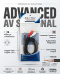 NICOL 2RCA to AUX Cable 1.5 MTR