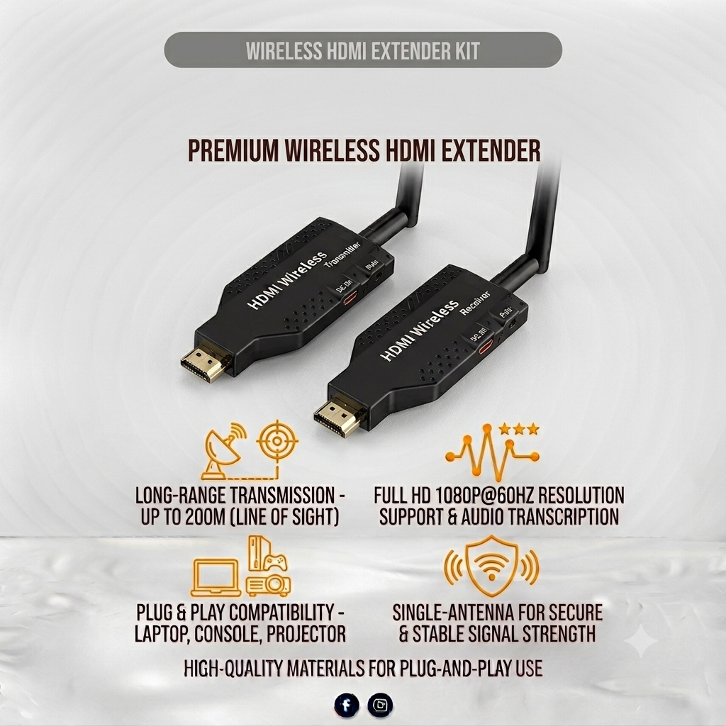 NICOL HDTV Wireless Extender | 50/60M