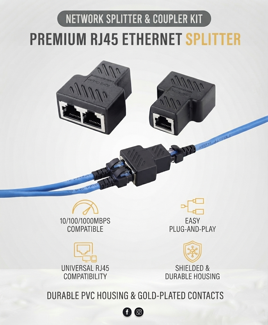 RJ45 1 to 2 SPLITTER