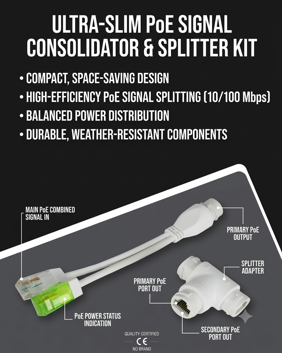 PoE Multiplexer Cable
