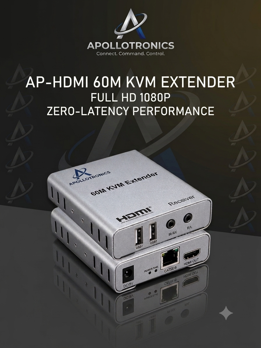 HDMI KVM Extender 60M | 1080P HDMI over LAN