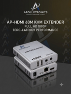 HDMI KVM Extender 60M | 1080P HDMI over LAN