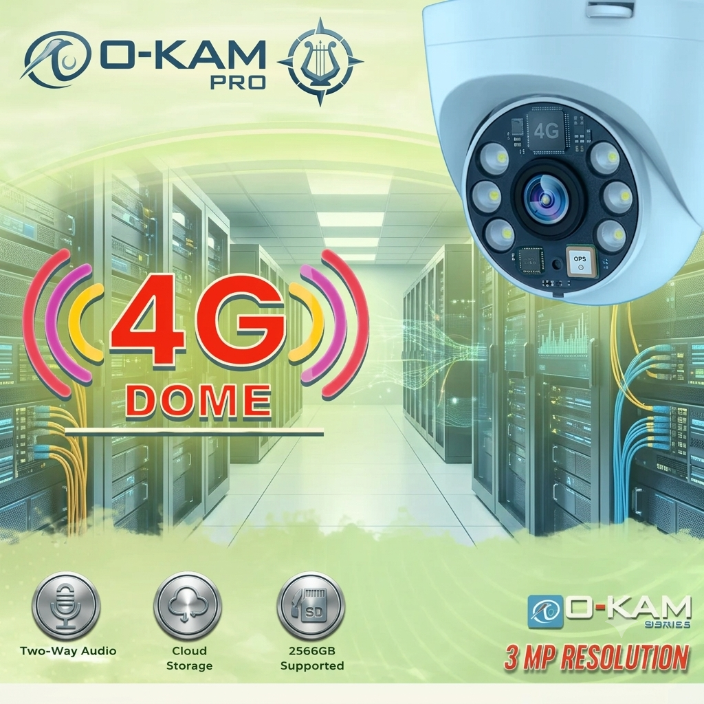 4G Dome Camera | 3MP Resolution | Two Way Audio | Dual AI ColorVu