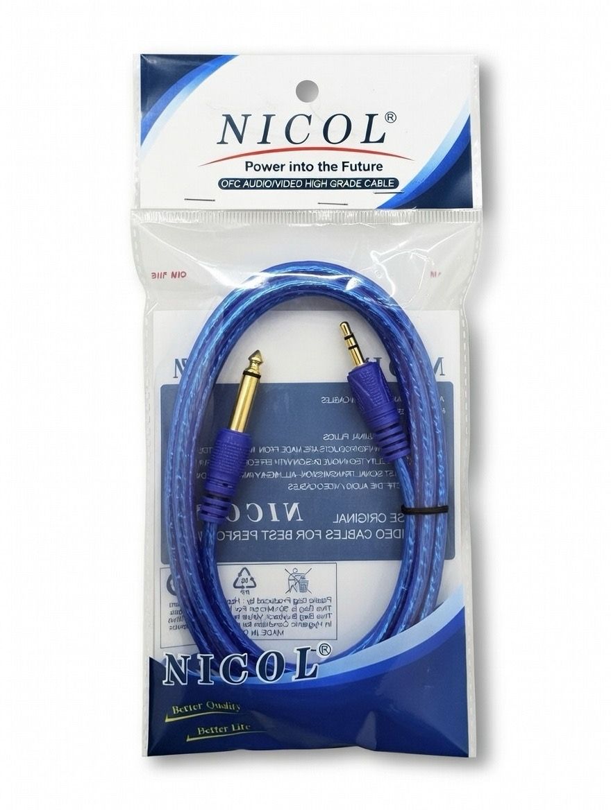 NICOL AUX to MIC Cable 1.5 MTR