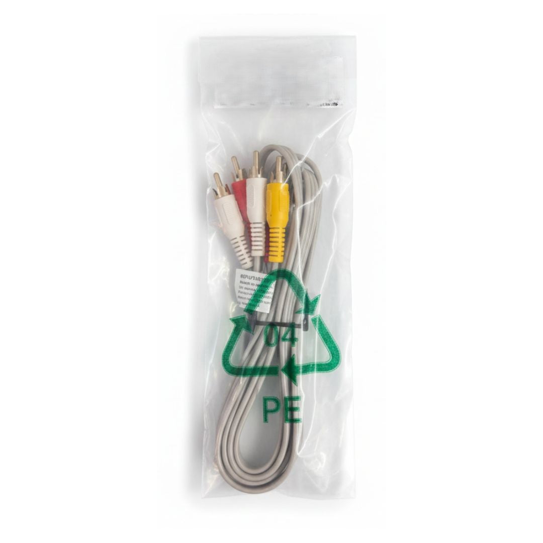 3RCA - 3RCA CABLE FLOWER PIN GREY