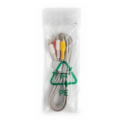 3RCA - 3RCA CABLE FLOWER PIN GREY