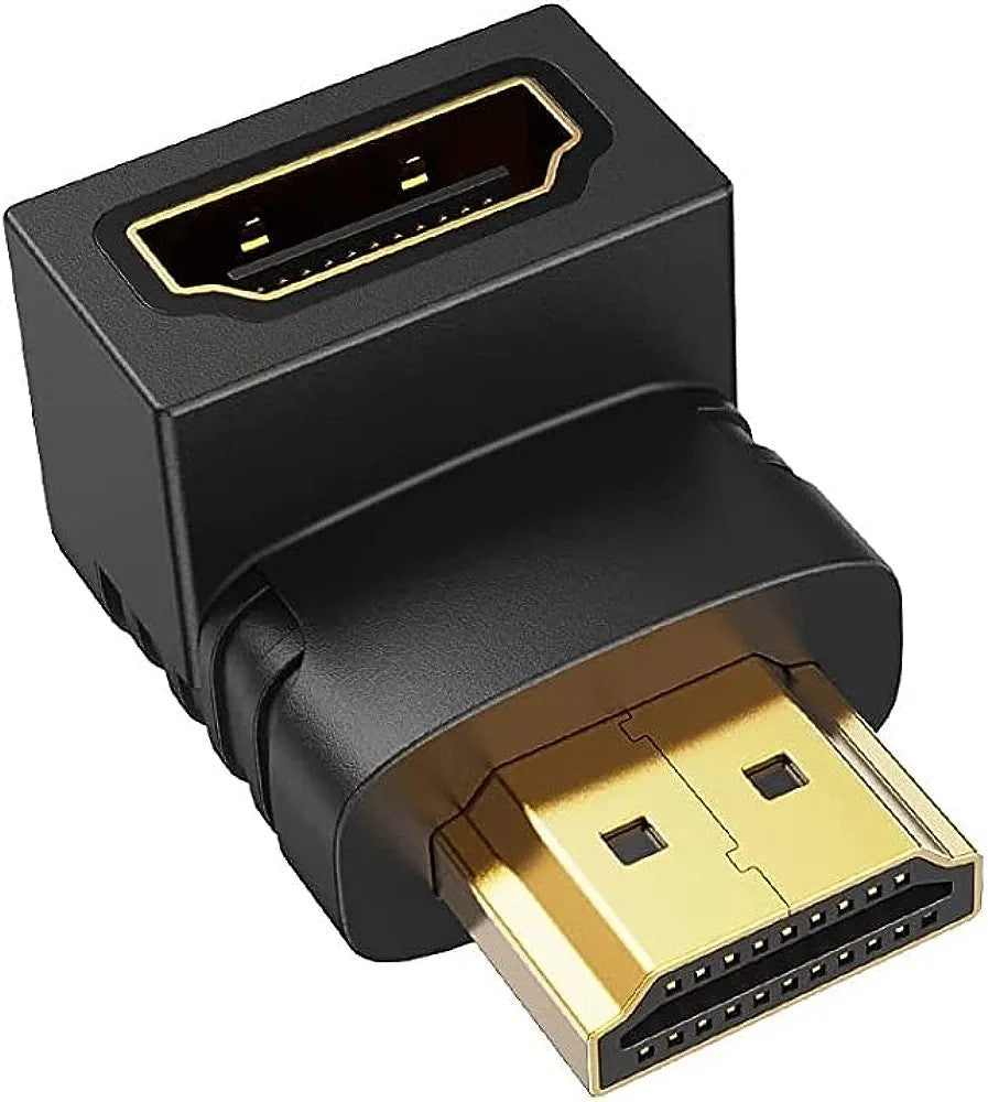 HDMI L TYPE FEMALE TO MALE CONNECTOR