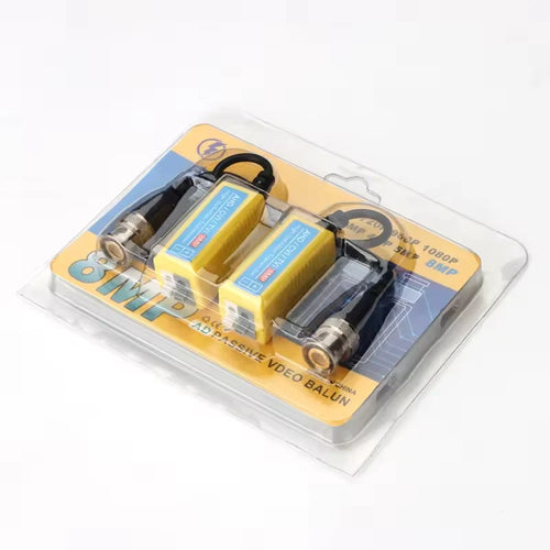 8MP (PVA) 3-in-1 Video Power Audio Balun over Cat5/6 Connector