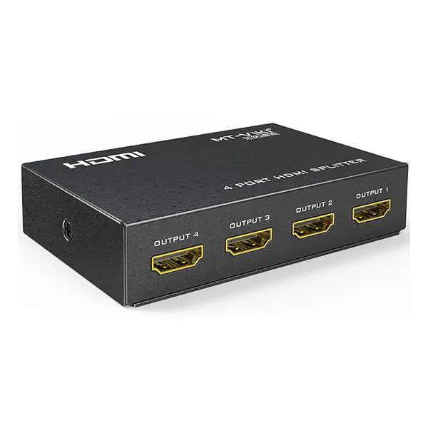 Hdmi Splitter 1x4 | 4K 2K 60Hz| HDMI Switcher Box with IR Wireless Remote Control