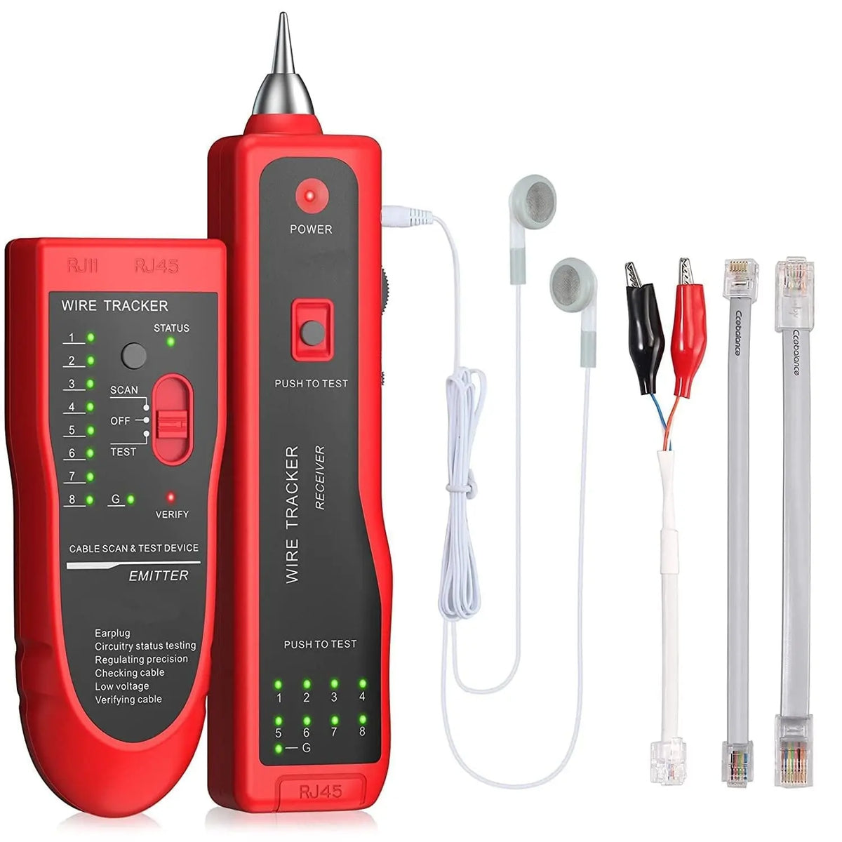 AR-868 Network Wire Tracker & Cable Tester RJ45 RJ11
