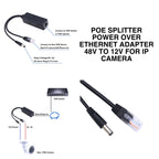 48V To 12V POE SPLITTER CABLE