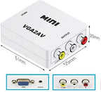 VGA to AV 1080P Video Converter